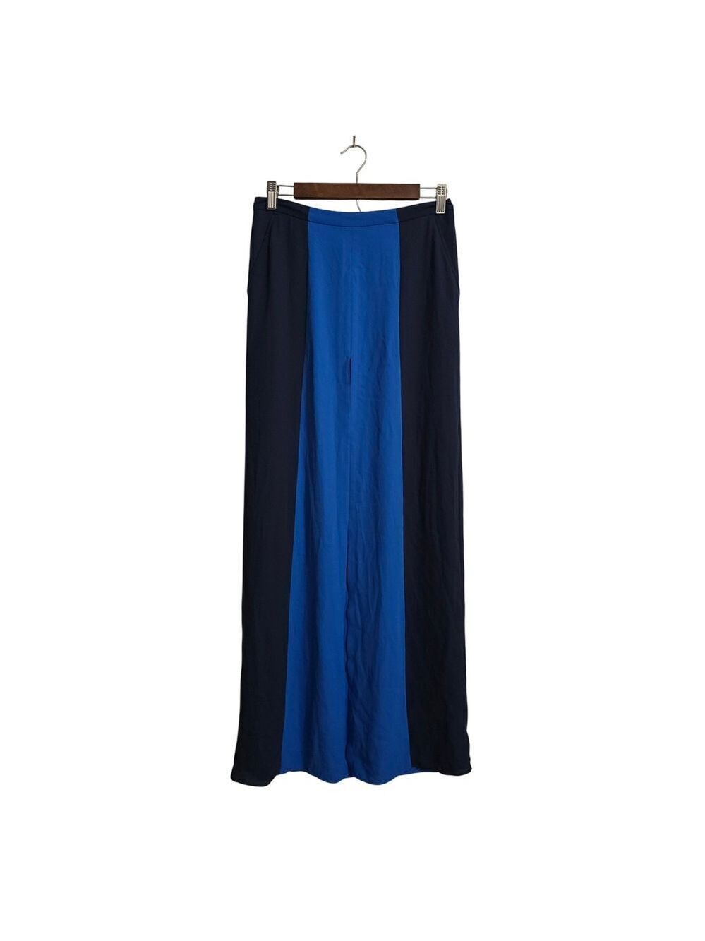 BCBGMaxAzria Jane Maxi Skirt In Light Crystal Blue Sz XS